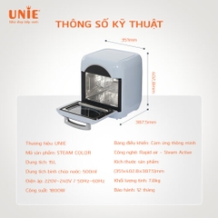Nồi chiên hơi nước UNIE Steam Color, 15 Lít, 1635W