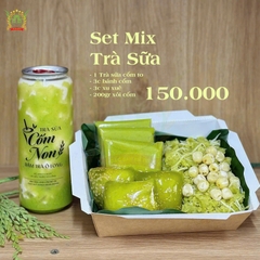 Set mix Trà sữa cốm