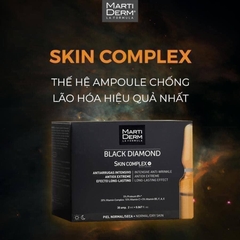 Ampoule chống oxy hóa, trẻ hóa và làm sáng da Martiderm Black Diamond Skin Complex Advanced - 30 ống x 2ml