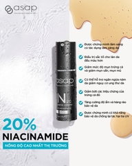 Tinh chất chống lão hóa, căng bóng và sáng da Asap N20 Peptide Complex - 30ml