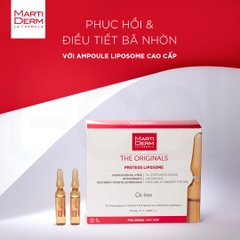 Ampoule chống oxy hoá, phục hồi, điều tiết bã nhờn Martiderm The Originals Proteos Liposome - 30 ống x 2ml