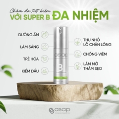 Tinh chất dưỡng sáng da, giảm mụn, chống lão hóa Asap Super B Complex - 30ml