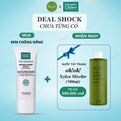 Kem chống nắng phổ rộng ngừa lão hóa, phòng chống nám quay lại MartiDerm The Originals Proteos Screen SPF50+ Fluid Cream - 40ml