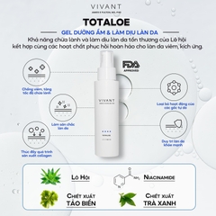 Gel dưỡng ẩm cho da dầu, mụn Vivant Skincare Totaloe - 86ml