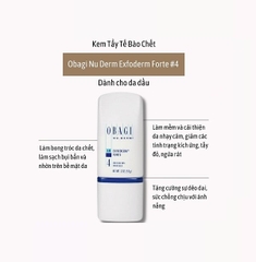 Kem tẩy tế bào chết Obagi Nuderm Exfoderm Forte (số 4) - 57g