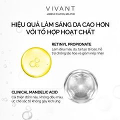 Tinh chất giảm nám, tàn nhang và cải thiện da sáng mịn Vivant Skincare True Tone 2.0 - 30ml