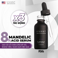 Serum tái tạo da Vivant Skincare Mandelic Acid 8% - 30ml