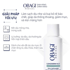 Sữa rửa mặt Obagi Clenziderm M.D - 118ml