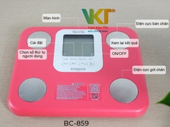 Cân sức khỏe và phân tích cơ thể Tanita BC-859 Hồng - Made in Japan