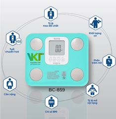Cân sức khỏe và phân tích cơ thể Tanita BC-859 Trắng - Made in Japan