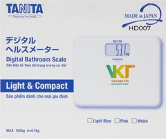 Cân sức khỏe điện tử Tanita HD007 (HD-HAILI-007) Hồng - Made in Japan