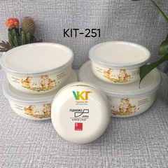 Bộ thố tráng men Fujihoro KIT-251