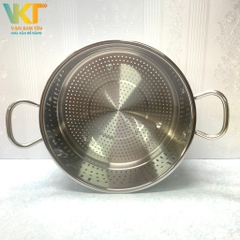 Bộ 2 nồi xửng Fivestar 28cm ST28 nắp kính