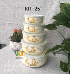 Bộ thố tráng men Fujihoro KIT-251