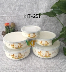 Bộ thố tráng men Fujihoro KIT-251