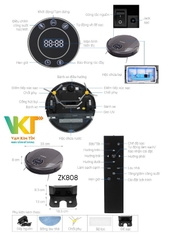 Robot hút bụi lau nhà Shimono ZK808