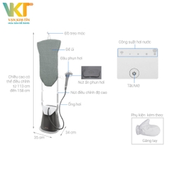 Bàn ủi hơi nước đứng Philips GC628/80