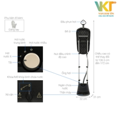 Bàn ủi hơi nước đứng Philips STE3170/80