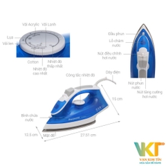 Bàn ủi hơi nước Panasonic NI-M300TARA