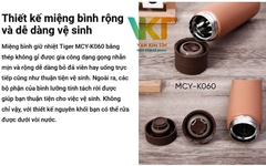 Bình Giữ Nhiệt Lưỡng Tính Tiger MCY-K060 - Màu xám trắng