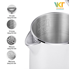 Bình đun siêu tốc Toshiba KT-15DS1PV