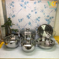 Bộ 5 nồi inox nắp kính Fivestar FS08CG1