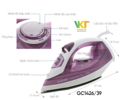 Bàn ủi hơi nước Philips GC1426/39