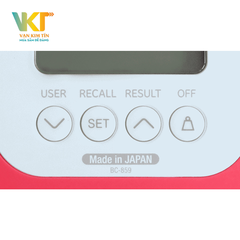 Cân sức khỏe và phân tích cơ thể Tanita BC-859 Hồng - Made in Japan