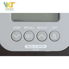 Cân sức khỏe và phân tích cơ thể Tanita BC-859 Nâu - Made in Japan