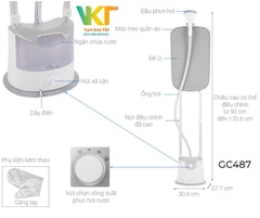 Bàn ủi hơi nước đứng Philips GC487