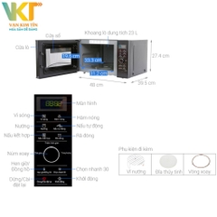 Lò vi sóng Panasonic NN-GD37HBYUE