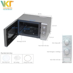 Lò vi sóng Sharp 20 lít R-G226VN-S