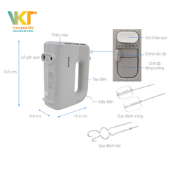 Máy đánh trứng Philips HR3705/20