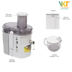 Máy ép trái cây Panasonic MJ-SJ01WRA