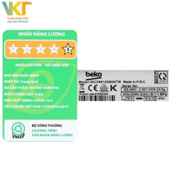 Máy giặt Beko Inverter 9 kg WCV9614XB0STM