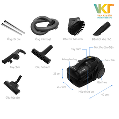 Máy hút bụi Panasonic MC-CL575KN49