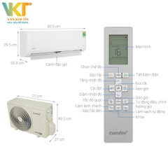 Máy lạnh Comfee Inverter 1.5 HP CFS-13VAFF-V