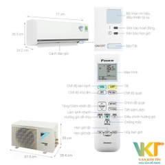 Máy lạnh Daikin Inverter 1.5 HP FTKB35WMVMV
