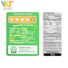 Máy lạnh Toshiba Inverter 2 HP RAS-H18C4KCVG-V