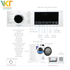 Máy sấy ngưng tụ Beko 9 kg B3T4319W