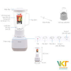 Máy xay sinh tố Panasonic MX-MG5351WRA