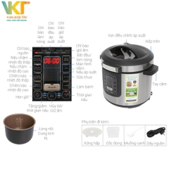 Nồi áp suất đa năng Philips HD2137/65