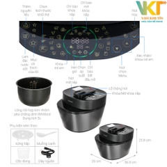 Nồi áp suất điện Philips HD2151/66