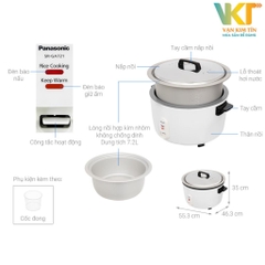 Nồi cơm điện Panasonic SR-GA721WRA