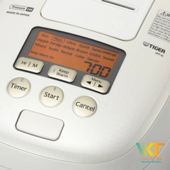 Nồi cơm điện tử cao tần áp suất kép Tiger 3 trong 1 JPT-H18S 1.8Lít - Made in Japan