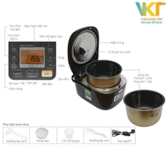 Nồi cơm điện tử cao tần Panasonic SR-HB184KRA