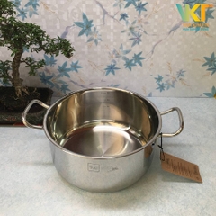 Nồi inox 304 5 đáy nắp kính Fivestar