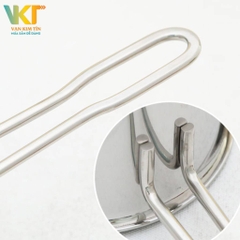 Quánh inox 304 5 đáy nắp kính Fivestar 16cm Q16-5DG