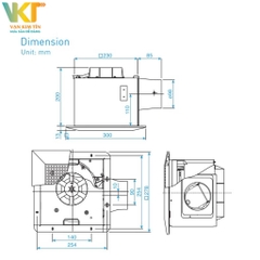 Quạt hút âm trần Panasonic FV-24CD8