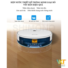 Robot hút bụi lau nhà Shimono RS38W